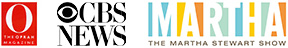 Featured on Oprah Magazine, Martha Magazine and CBS News